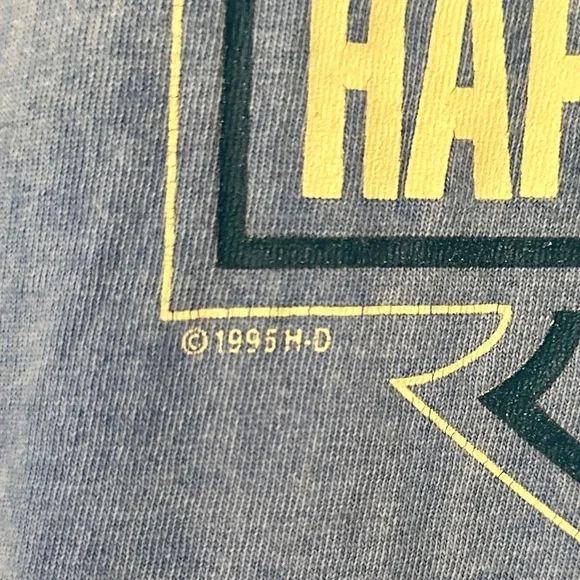 Vintage 90s Harley-Davidson Henley T-Shirt Sz XL Southern Nevada Las Vegas - Picture 6 of 6